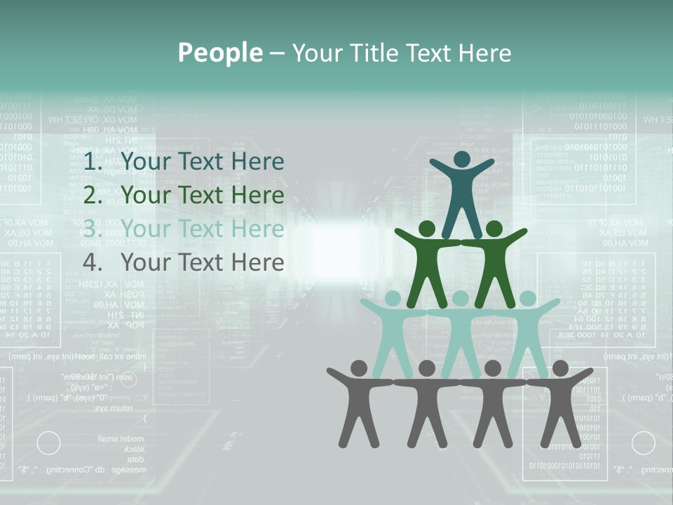 Clip Art Physical Fitness Young PowerPoint Template