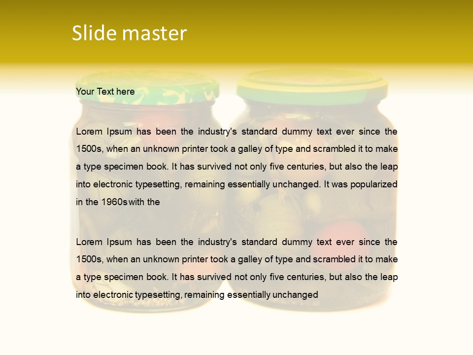 Illustration Plump Overweight PowerPoint Template