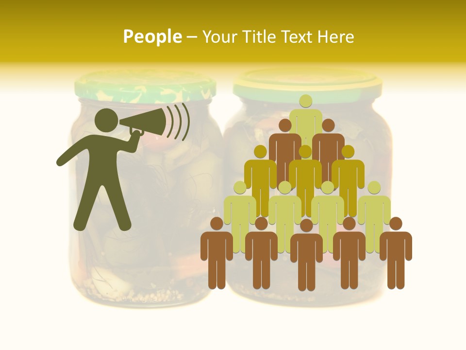 Illustration Plump Overweight PowerPoint Template