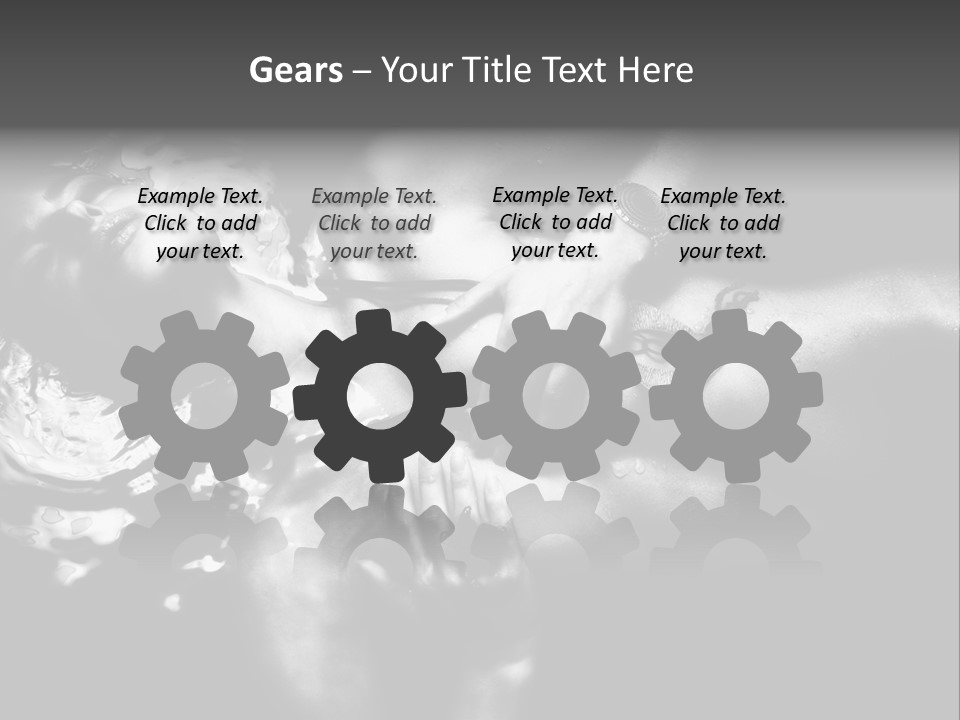 Cutout Workout Obese PowerPoint Template