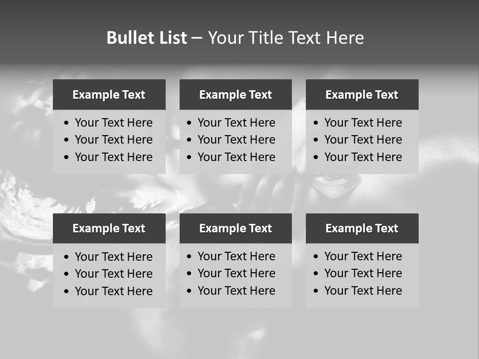 Cutout Workout Obese PowerPoint Template