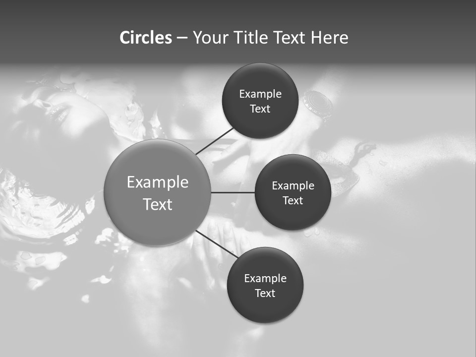 Cutout Workout Obese PowerPoint Template