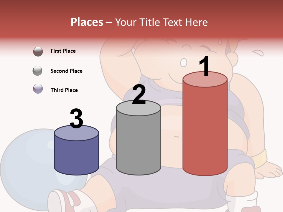 Eps Isolated Overweight PowerPoint Template