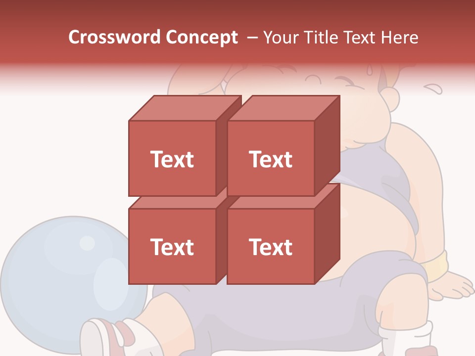 Eps Isolated Overweight PowerPoint Template
