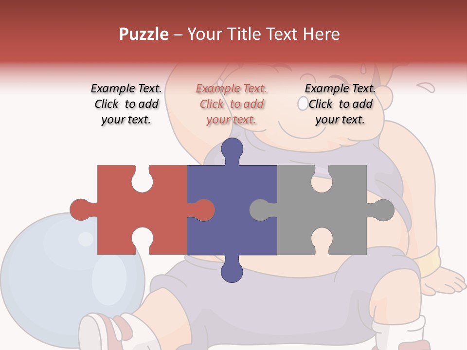 Eps Isolated Overweight PowerPoint Template