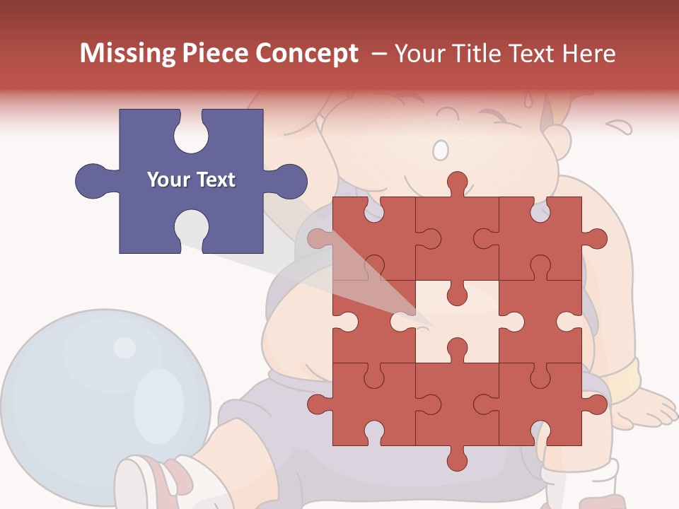 Eps Isolated Overweight PowerPoint Template