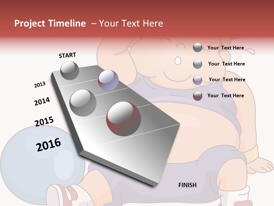 Eps Isolated Overweight PowerPoint Template
