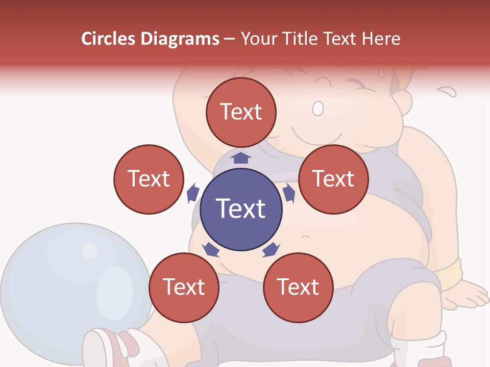 Eps Isolated Overweight PowerPoint Template