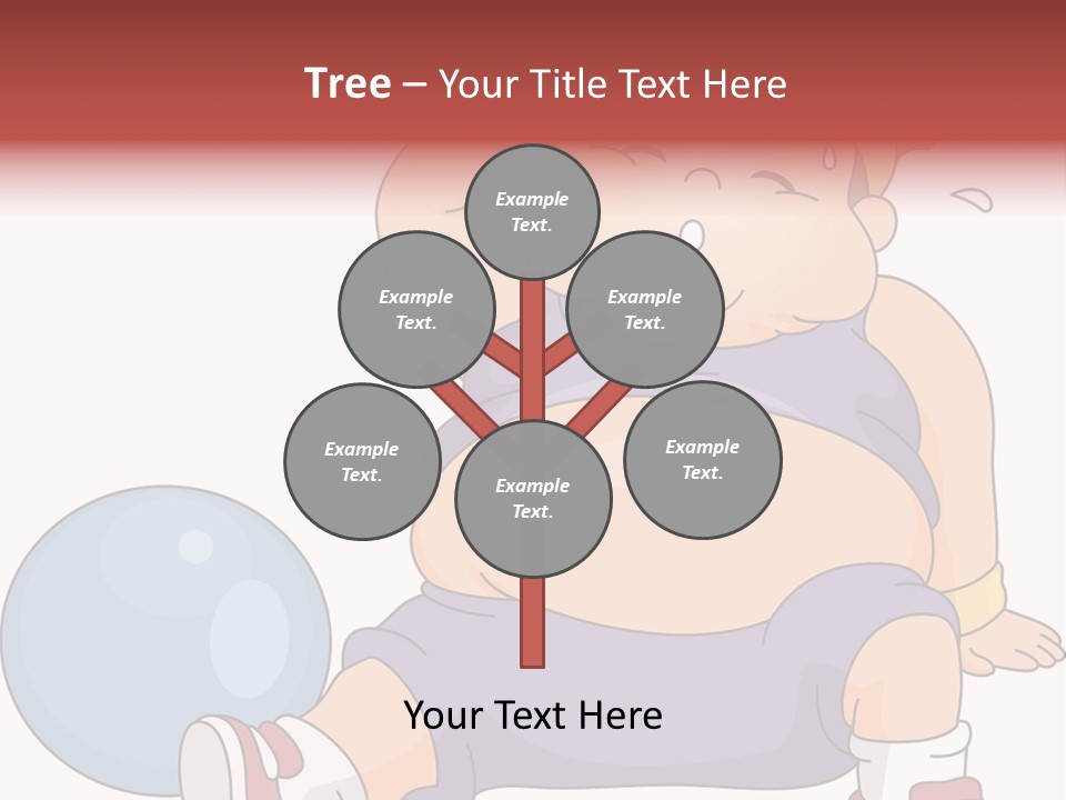 Eps Isolated Overweight PowerPoint Template