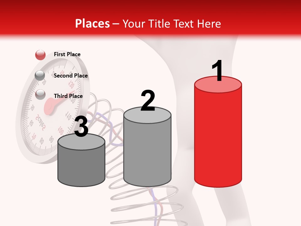 Heavyset Physical Fitness Cutout PowerPoint Template