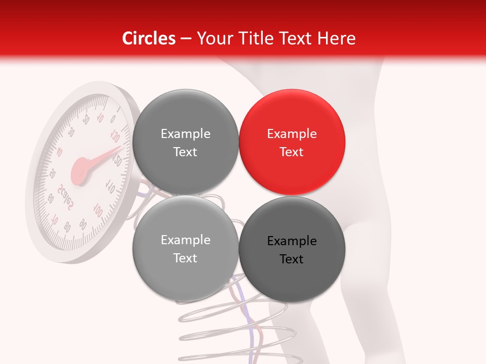 Heavyset Physical Fitness Cutout PowerPoint Template