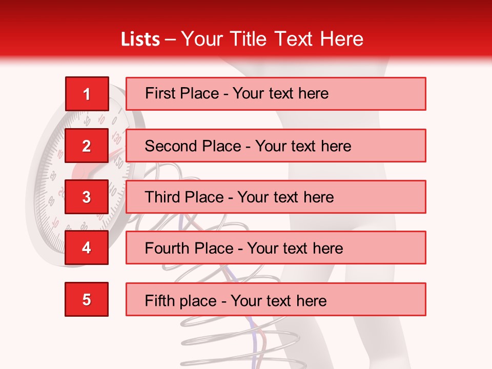 Heavyset Physical Fitness Cutout PowerPoint Template