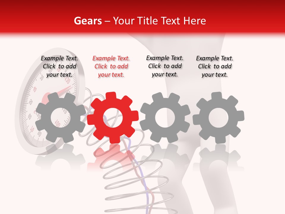 Heavyset Physical Fitness Cutout PowerPoint Template