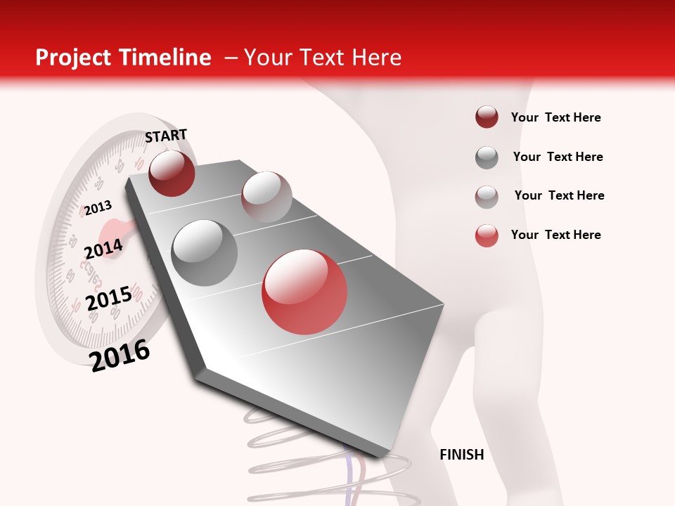 Heavyset Physical Fitness Cutout PowerPoint Template