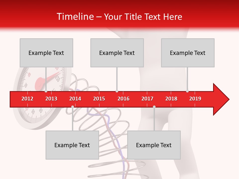 Heavyset Physical Fitness Cutout PowerPoint Template