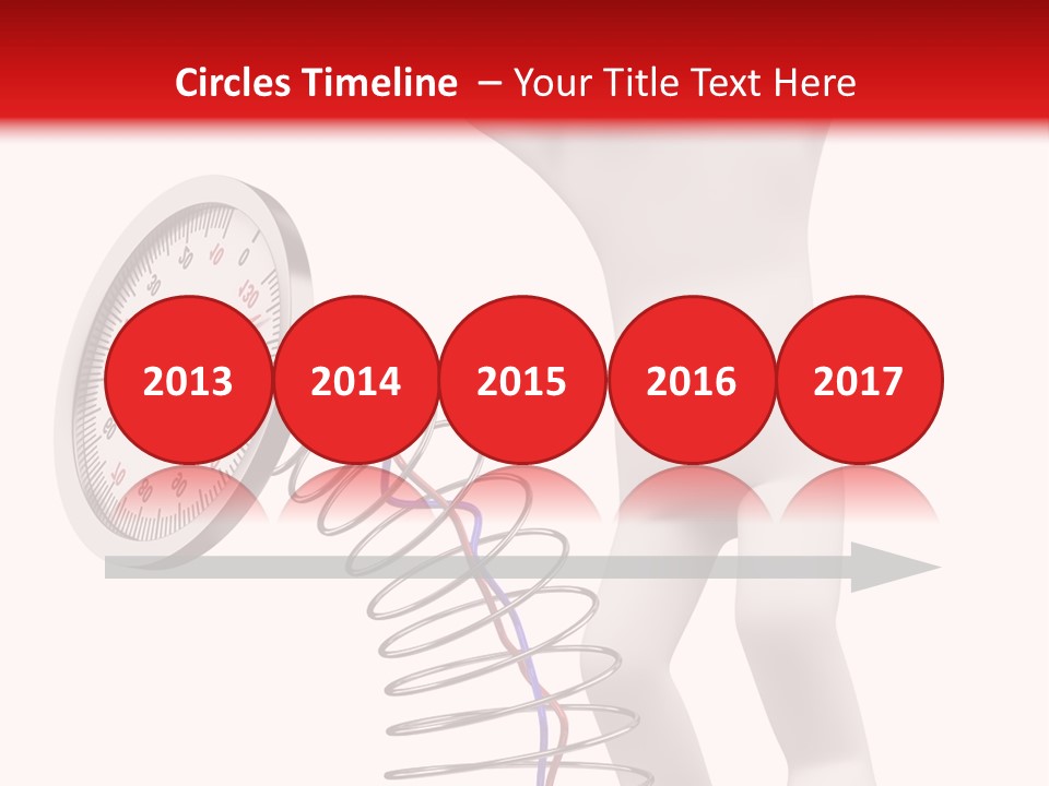 Heavyset Physical Fitness Cutout PowerPoint Template