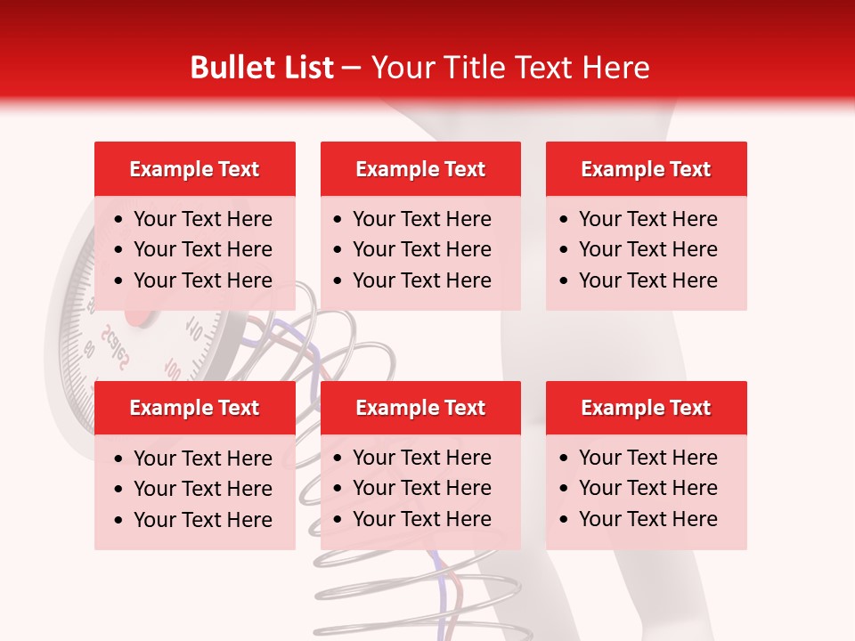 Heavyset Physical Fitness Cutout PowerPoint Template