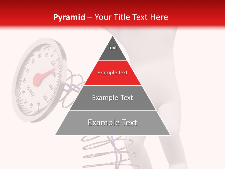 Heavyset Physical Fitness Cutout PowerPoint Template