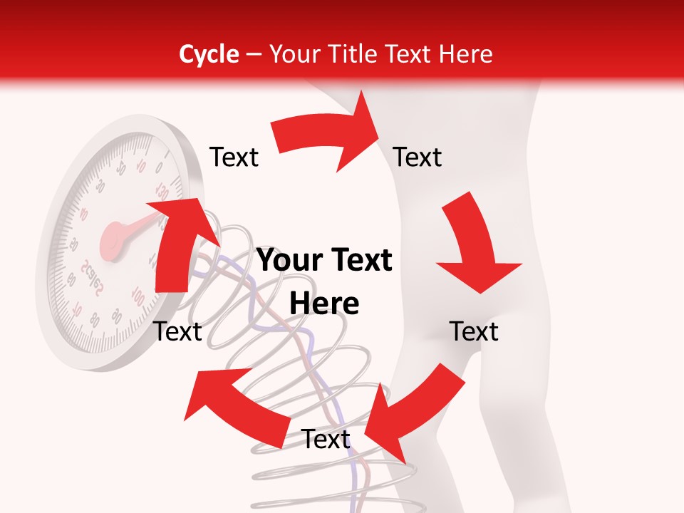 Heavyset Physical Fitness Cutout PowerPoint Template