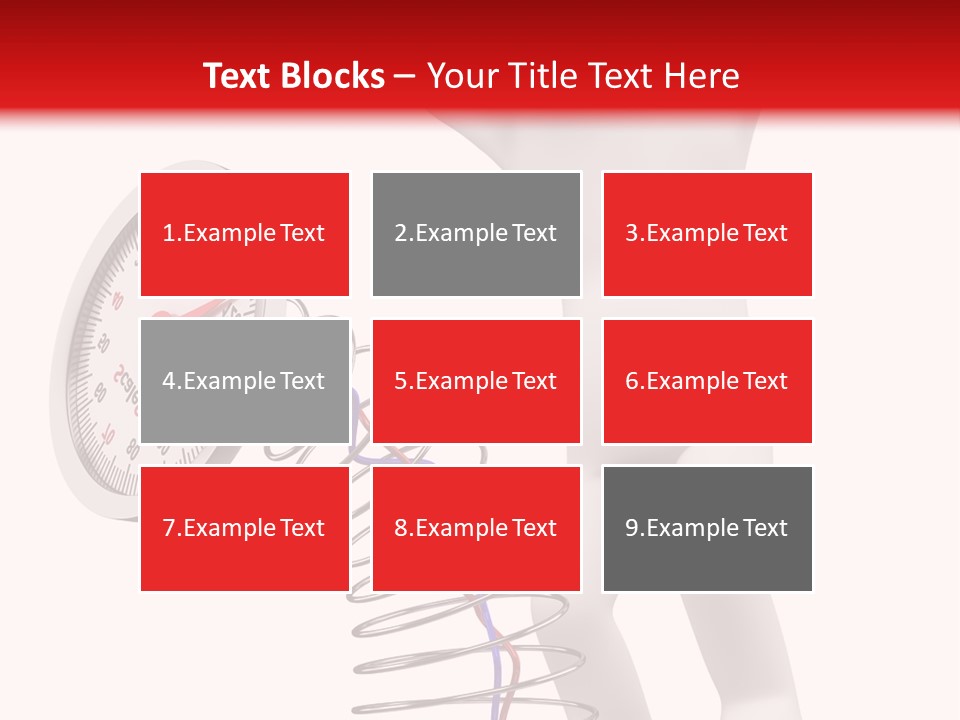 Heavyset Physical Fitness Cutout PowerPoint Template