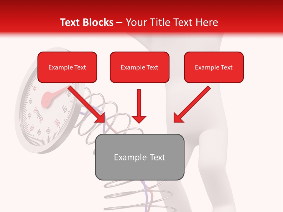 Heavyset Physical Fitness Cutout PowerPoint Template