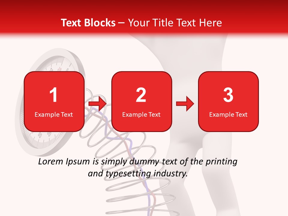 Heavyset Physical Fitness Cutout PowerPoint Template