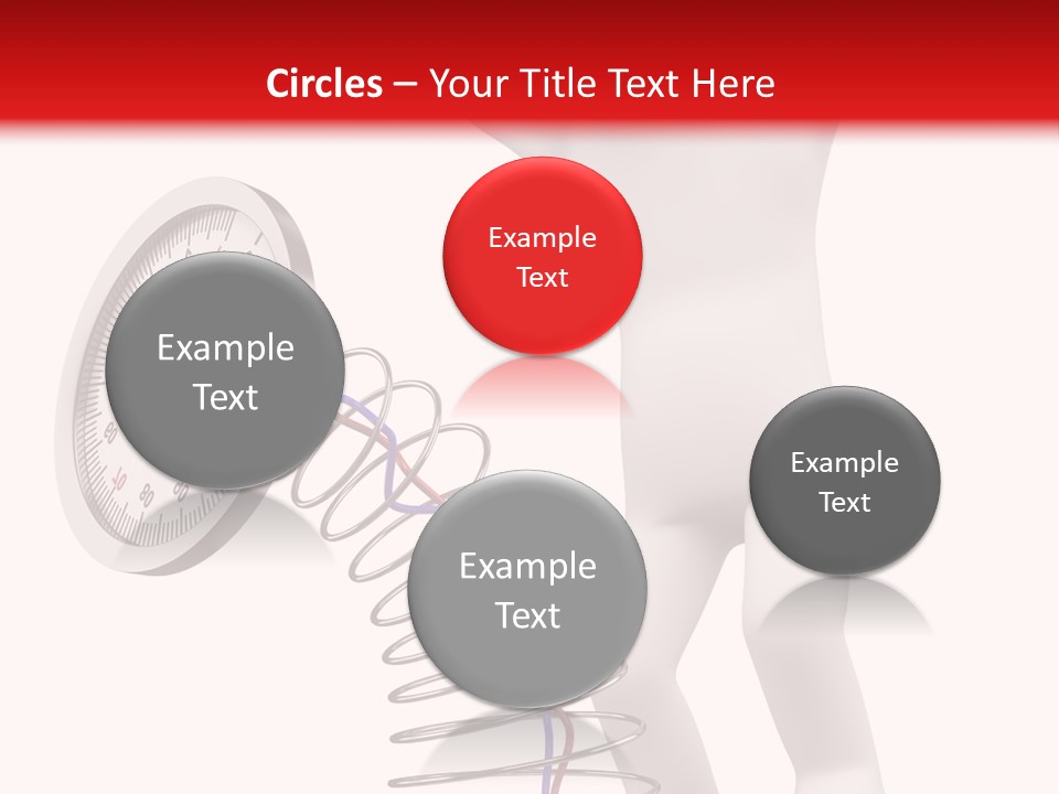 Heavyset Physical Fitness Cutout PowerPoint Template