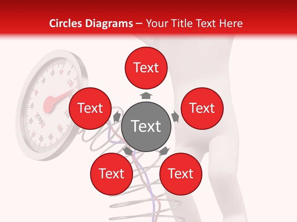 Heavyset Physical Fitness Cutout PowerPoint Template