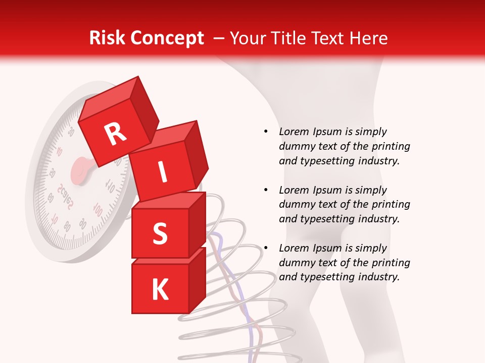 Heavyset Physical Fitness Cutout PowerPoint Template