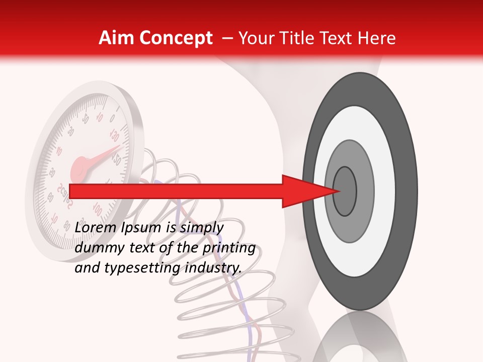 Heavyset Physical Fitness Cutout PowerPoint Template