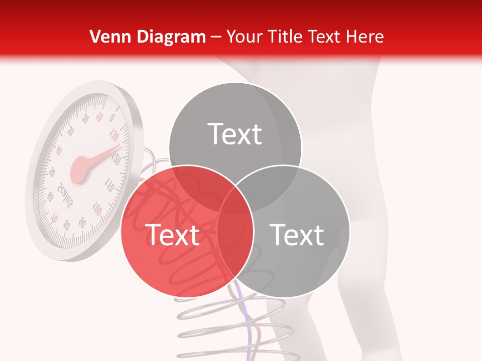 Heavyset Physical Fitness Cutout PowerPoint Template