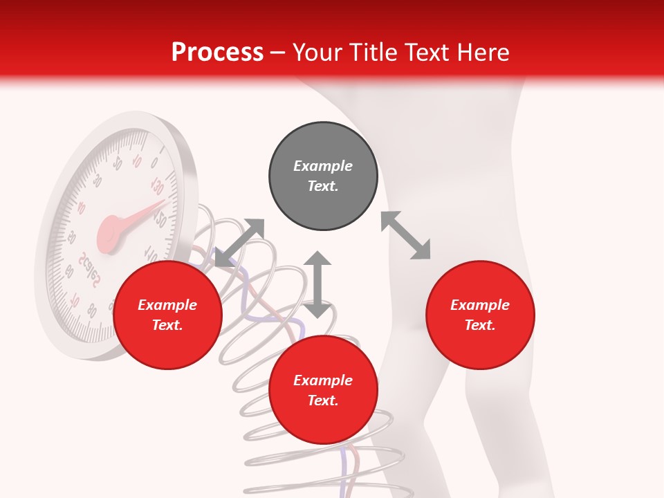 Heavyset Physical Fitness Cutout PowerPoint Template