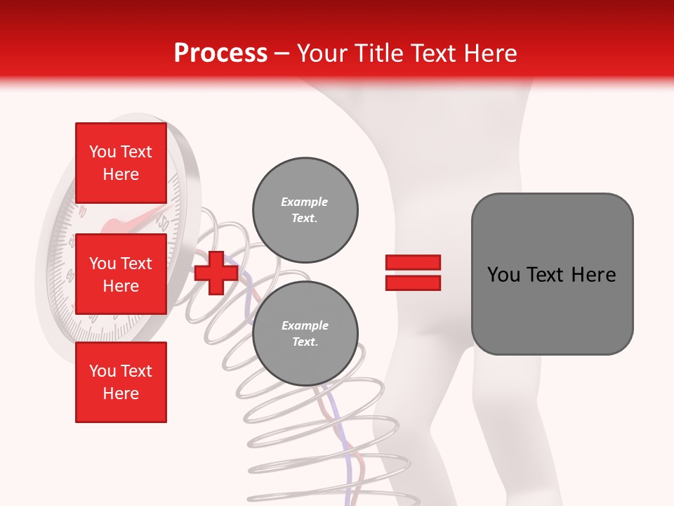 Heavyset Physical Fitness Cutout PowerPoint Template