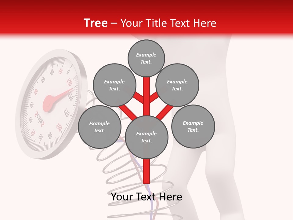 Heavyset Physical Fitness Cutout PowerPoint Template