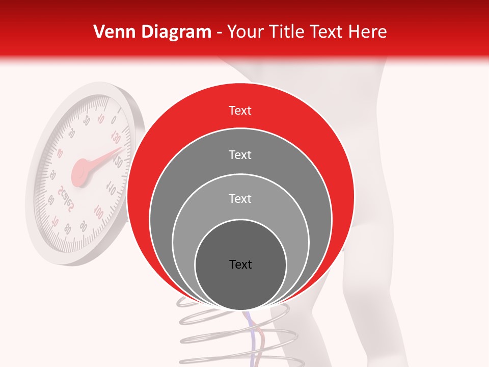 Heavyset Physical Fitness Cutout PowerPoint Template