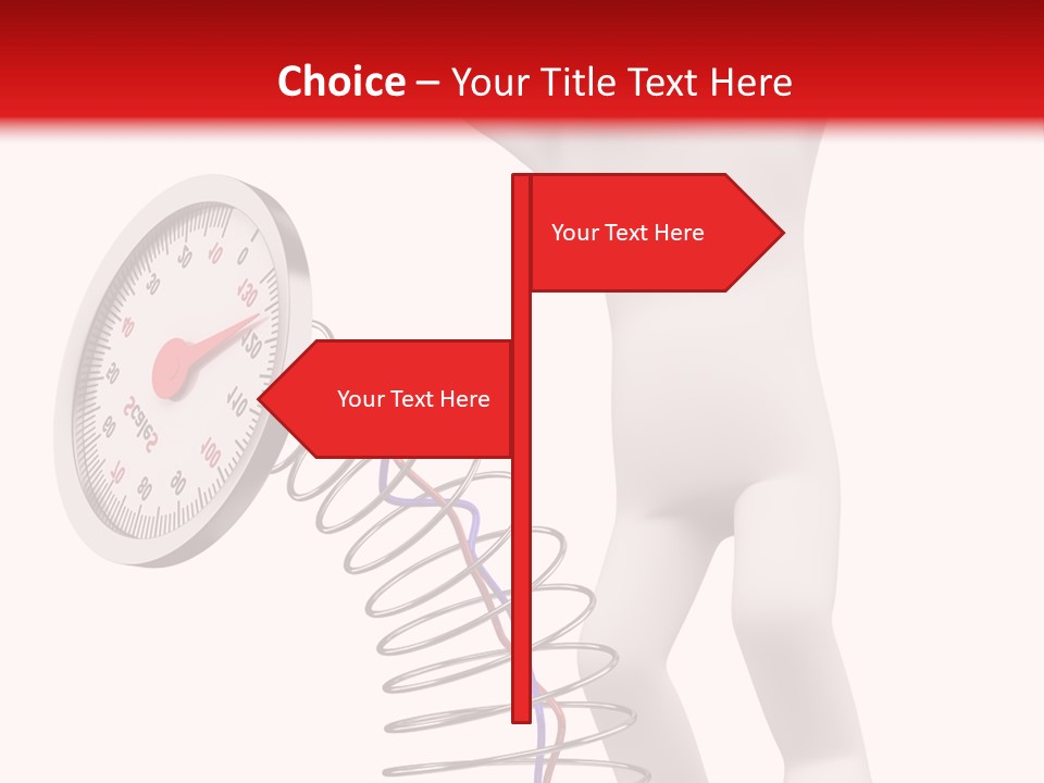Heavyset Physical Fitness Cutout PowerPoint Template
