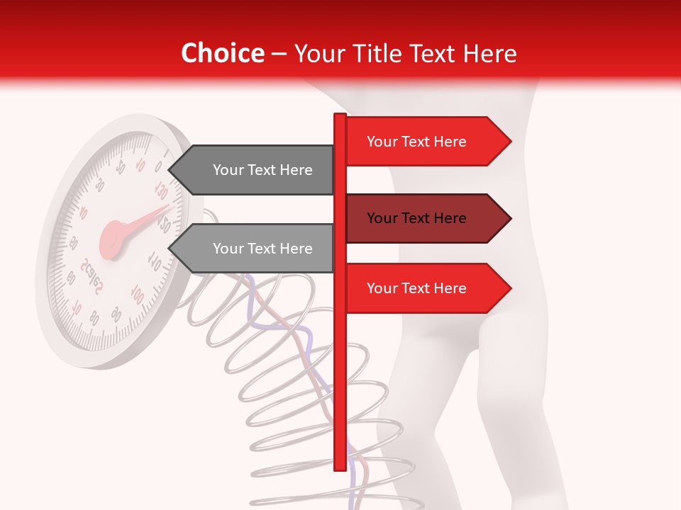 Heavyset Physical Fitness Cutout PowerPoint Template