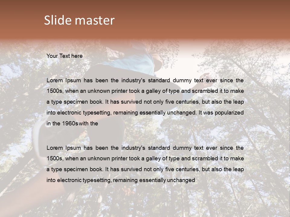 Outside Body Energy PowerPoint Template