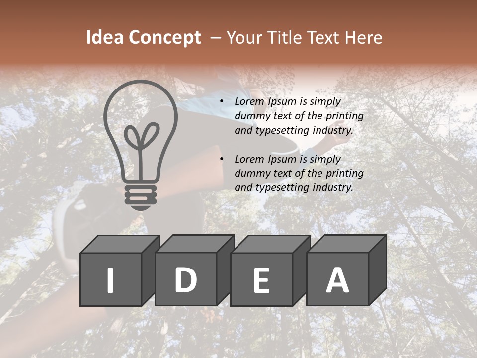 Outside Body Energy PowerPoint Template