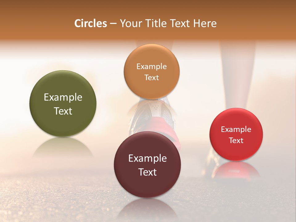 Sunset Health Outside PowerPoint Template