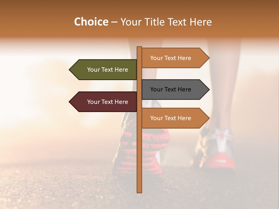 Sunset Health Outside PowerPoint Template