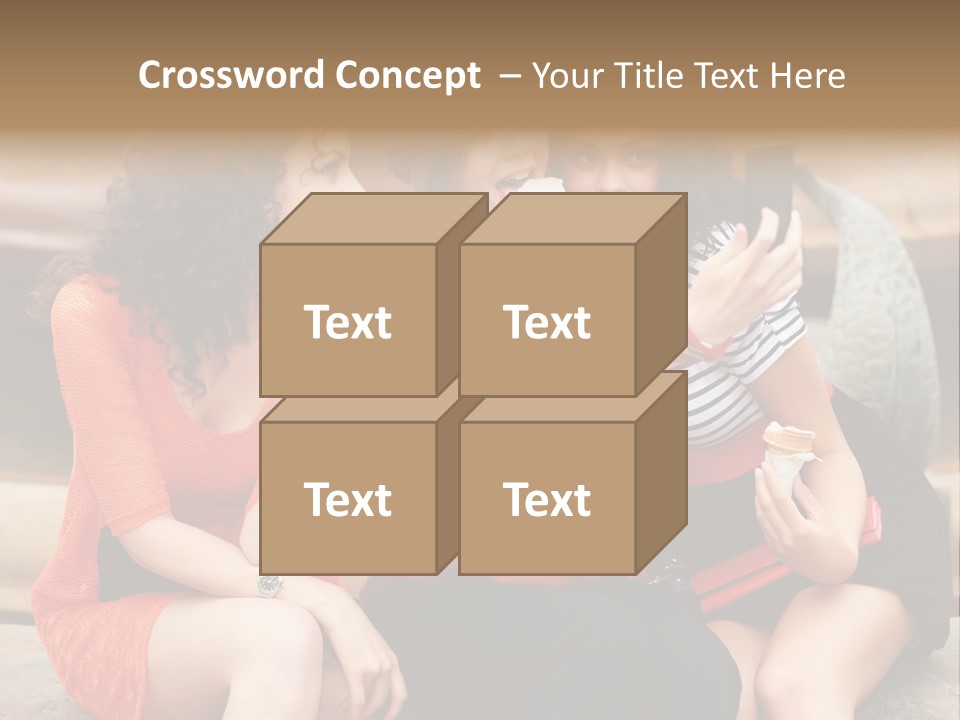 Terrace Gossip Handsome PowerPoint Template