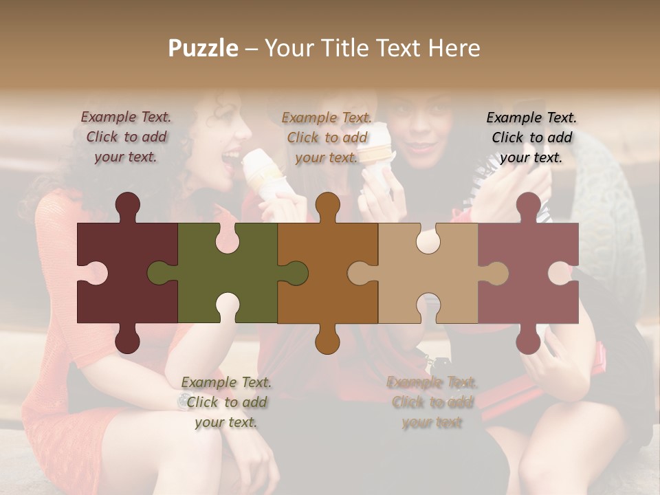 Terrace Gossip Handsome PowerPoint Template