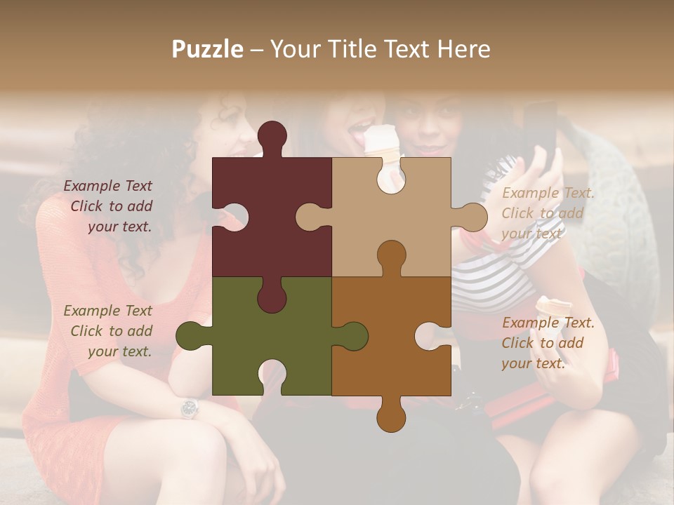 Terrace Gossip Handsome PowerPoint Template