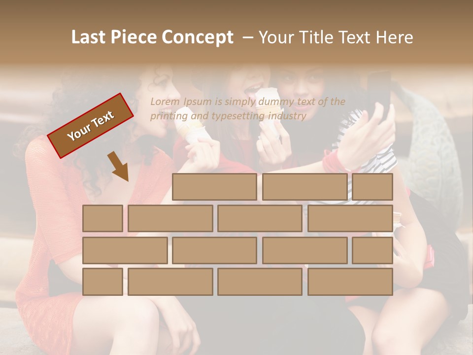 Terrace Gossip Handsome PowerPoint Template