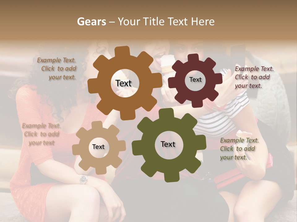 Terrace Gossip Handsome PowerPoint Template