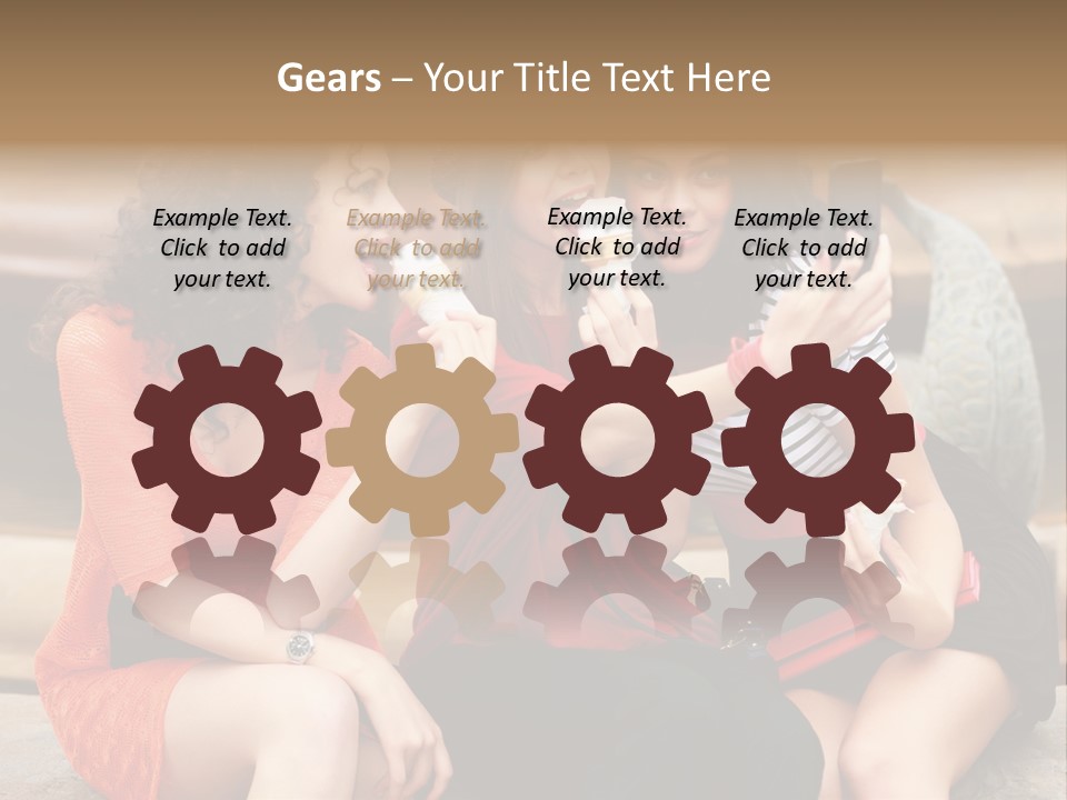 Terrace Gossip Handsome PowerPoint Template