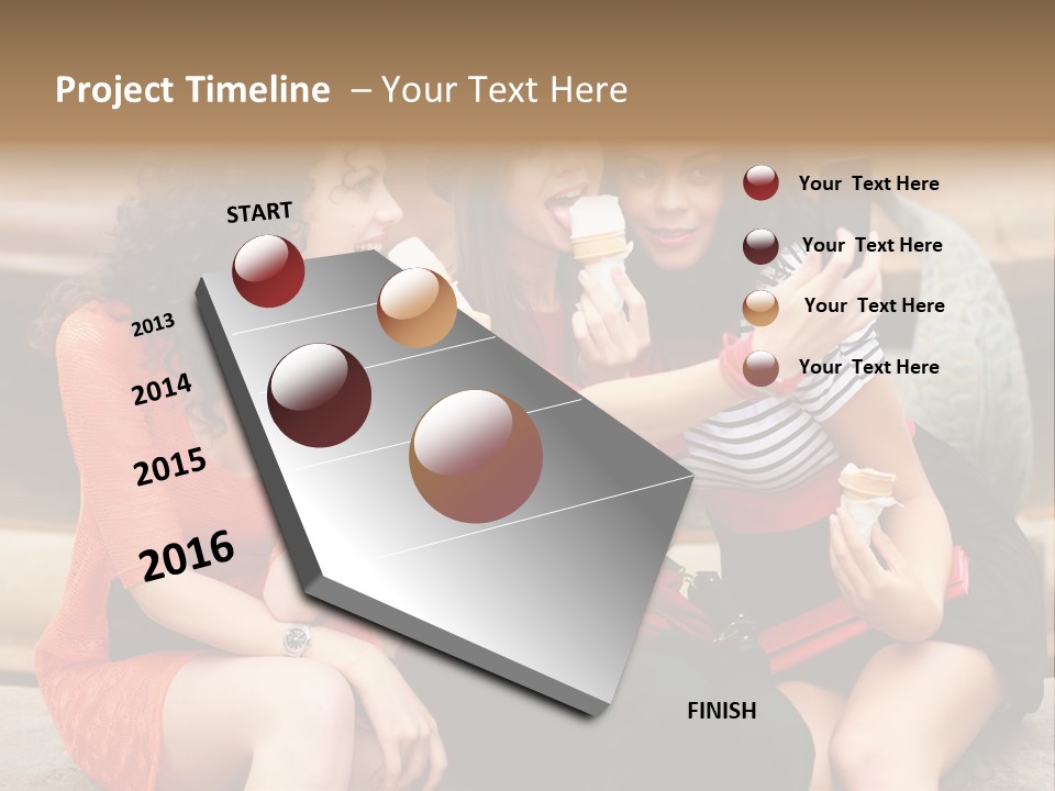 Terrace Gossip Handsome PowerPoint Template
