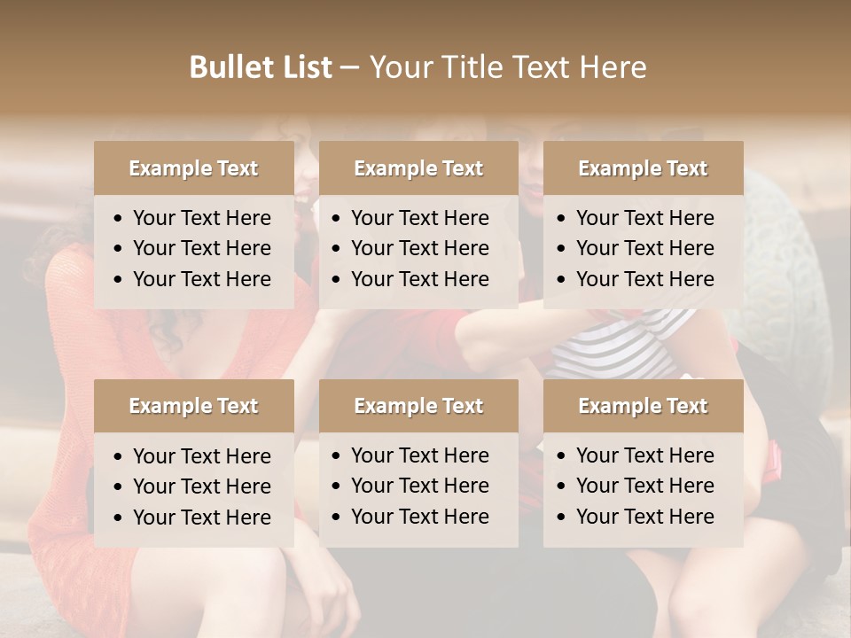 Terrace Gossip Handsome PowerPoint Template