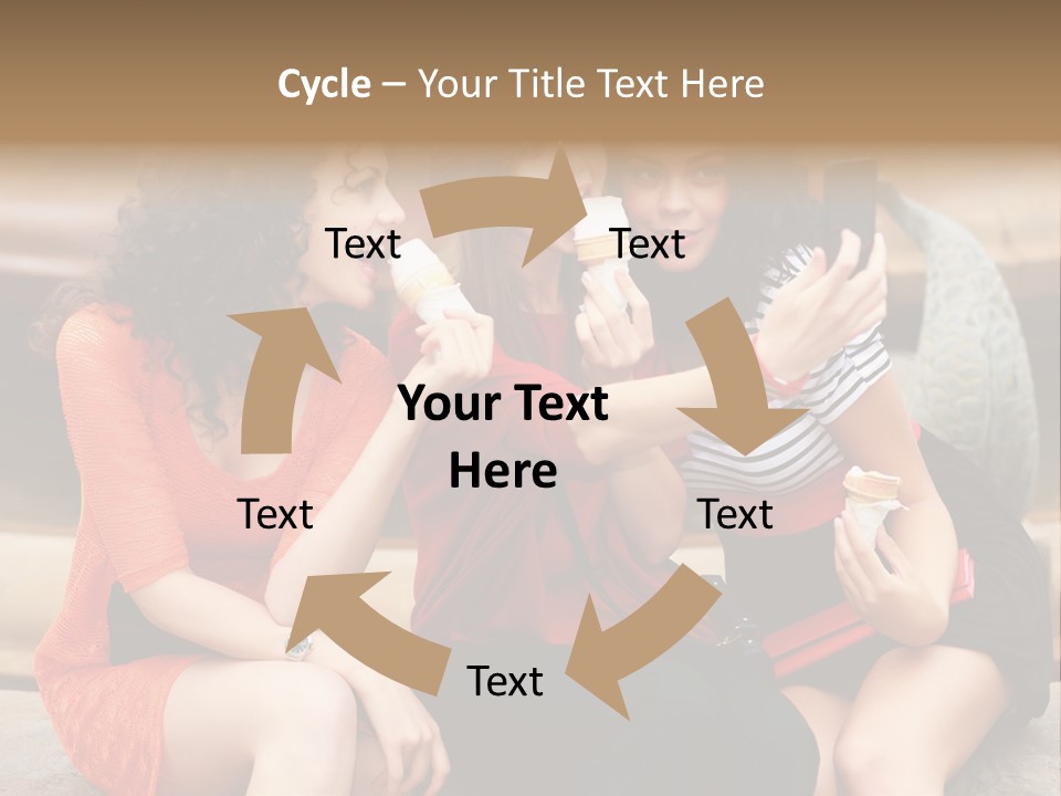 Terrace Gossip Handsome PowerPoint Template
